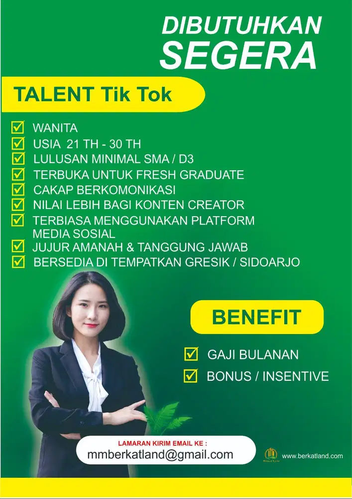 TALENT TIKTOK Developer terbaik di JATIM