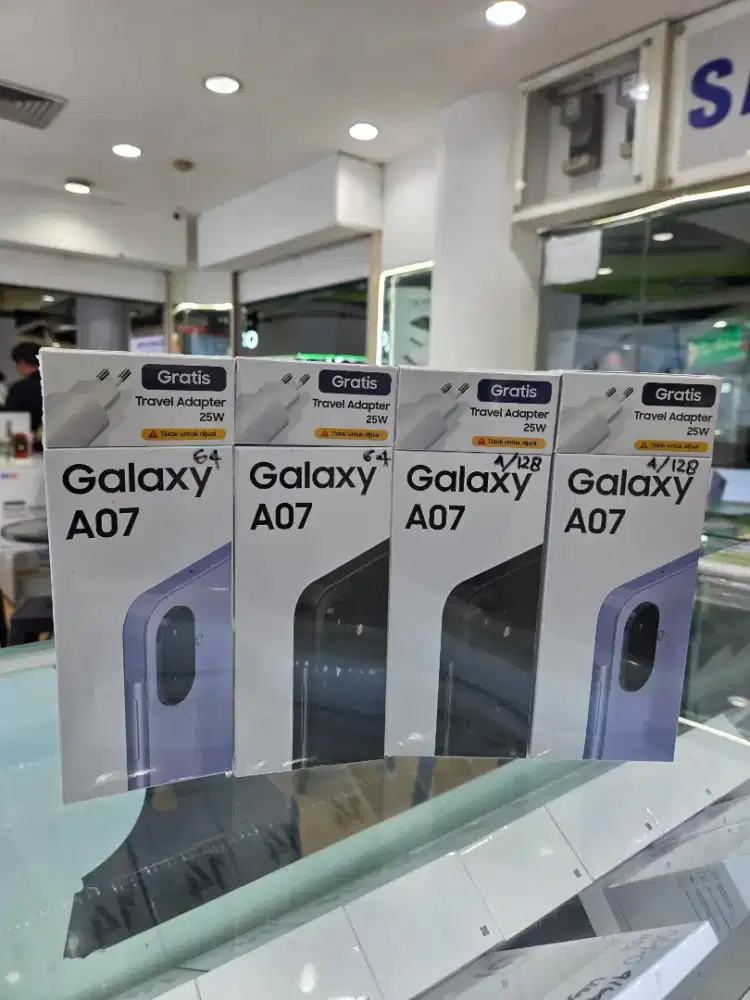 Samsung A07 4+4/64 Baru Kamera 50 Mp..sudah tahan air dan debu
