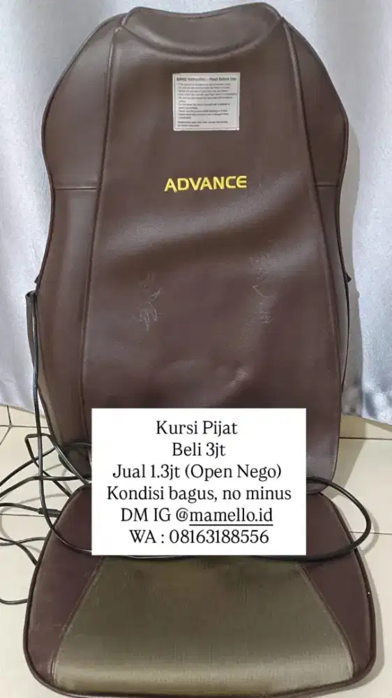 Kursi pijat electric