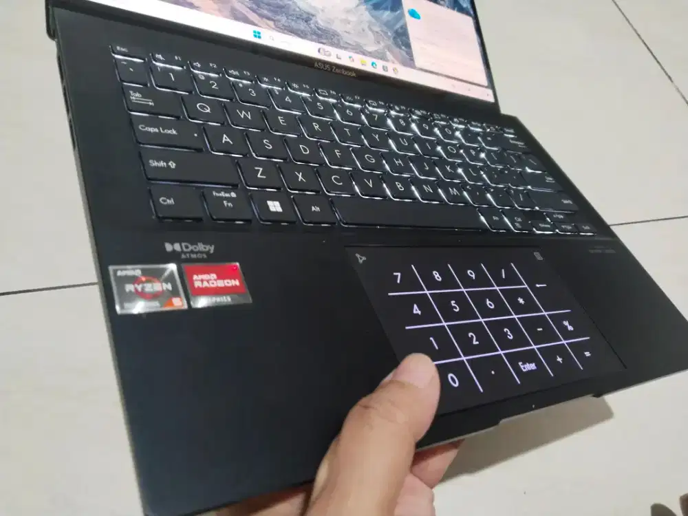Dijual laptop Asus Zenbook UM5401UR AMD RYZEN 7-6800H 16CPUs TOUCH