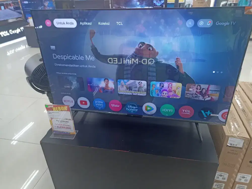 TV TCL 4K QLED Google TV 50 Inch