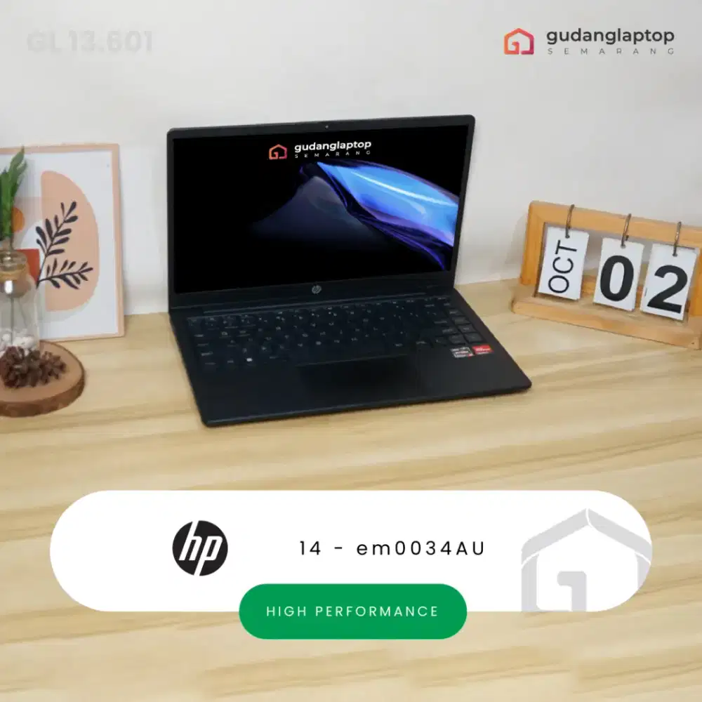 HP 14 - em0034AU
AMD Ryzen 5 - 7520U 8GB/512GB