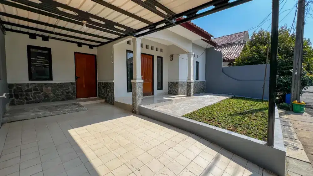 Rumah Komplek Baru Renovasi Cirendeu Nyaman Asri Tidak Macet