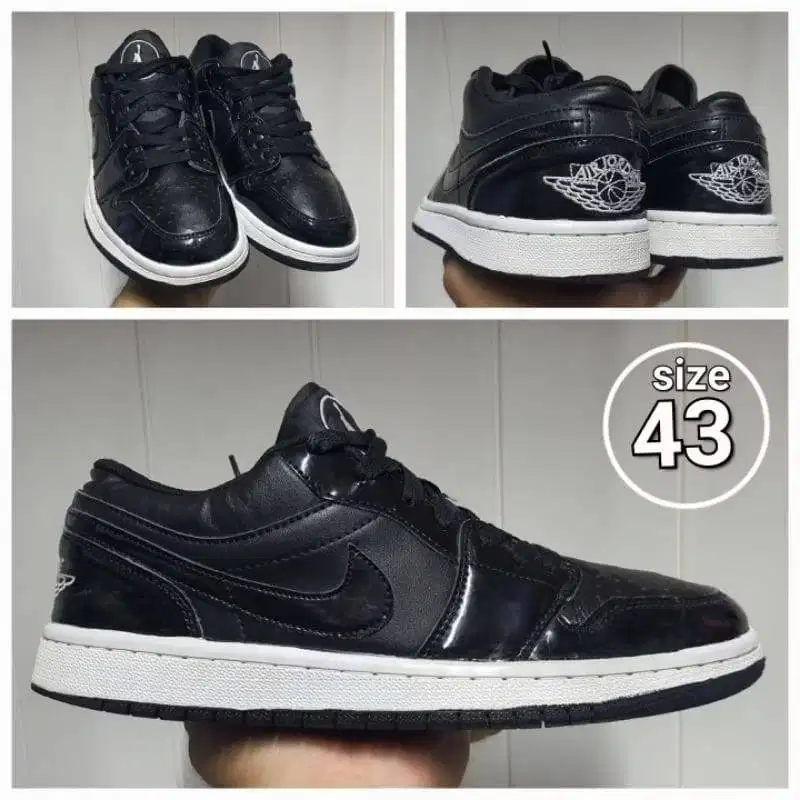 Sepatu Casual low Allstar Carbon (NIKE) size 43 (27,5cm) Second Brand