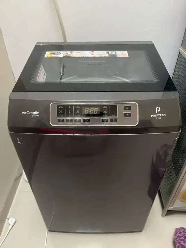 Mesin Cuci Polytron 7Kg Zeromatic