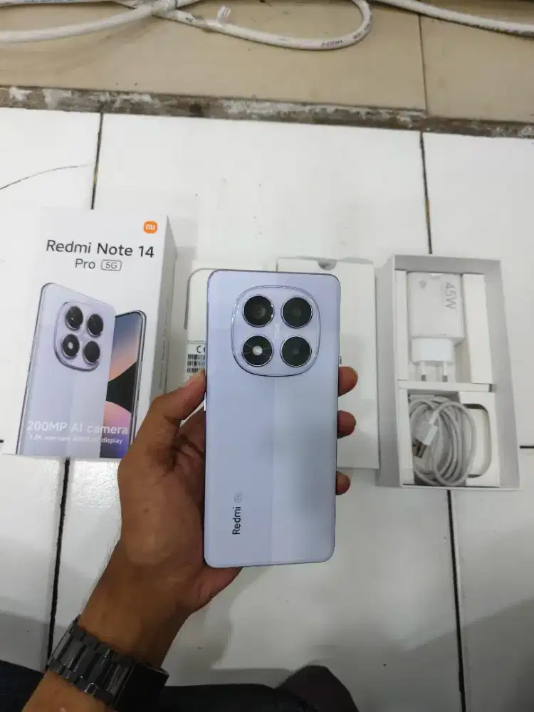 Redmi Note 14Pro 5G 12/512 fullset mulus garansi