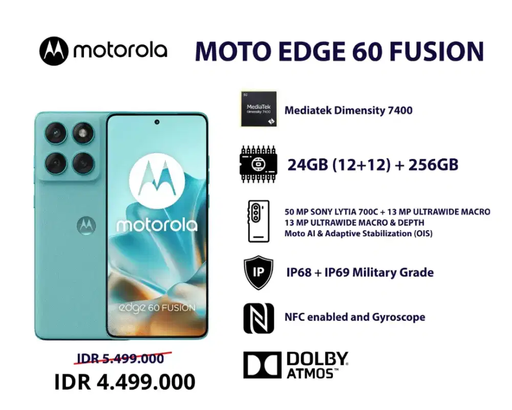 Motorola edge 60 fusion