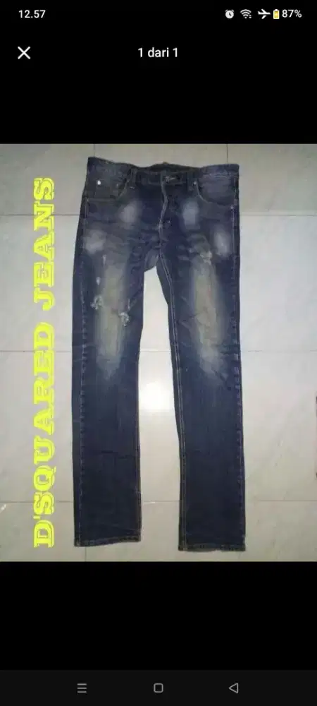 Celana jeans D'squared original