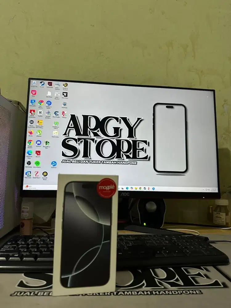 Iphone 16 Pro 256GB New warna putih
