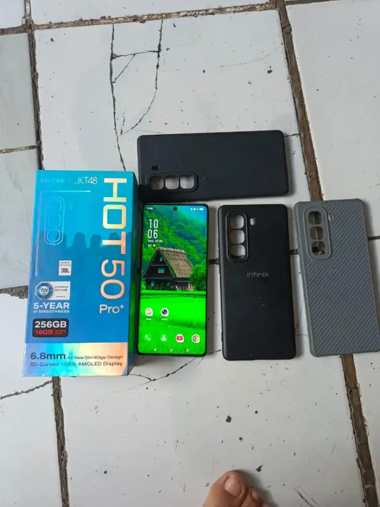 Infinix Hot50 Pro+ : 2,2 JT lengkap ada Struk Mulus no minus