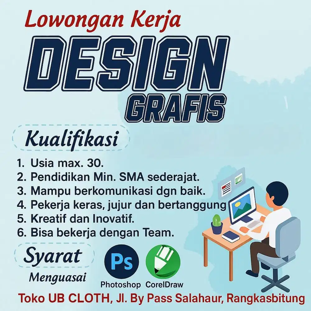 Lowongan Kerja Desain Grafis di Rangkasbitung