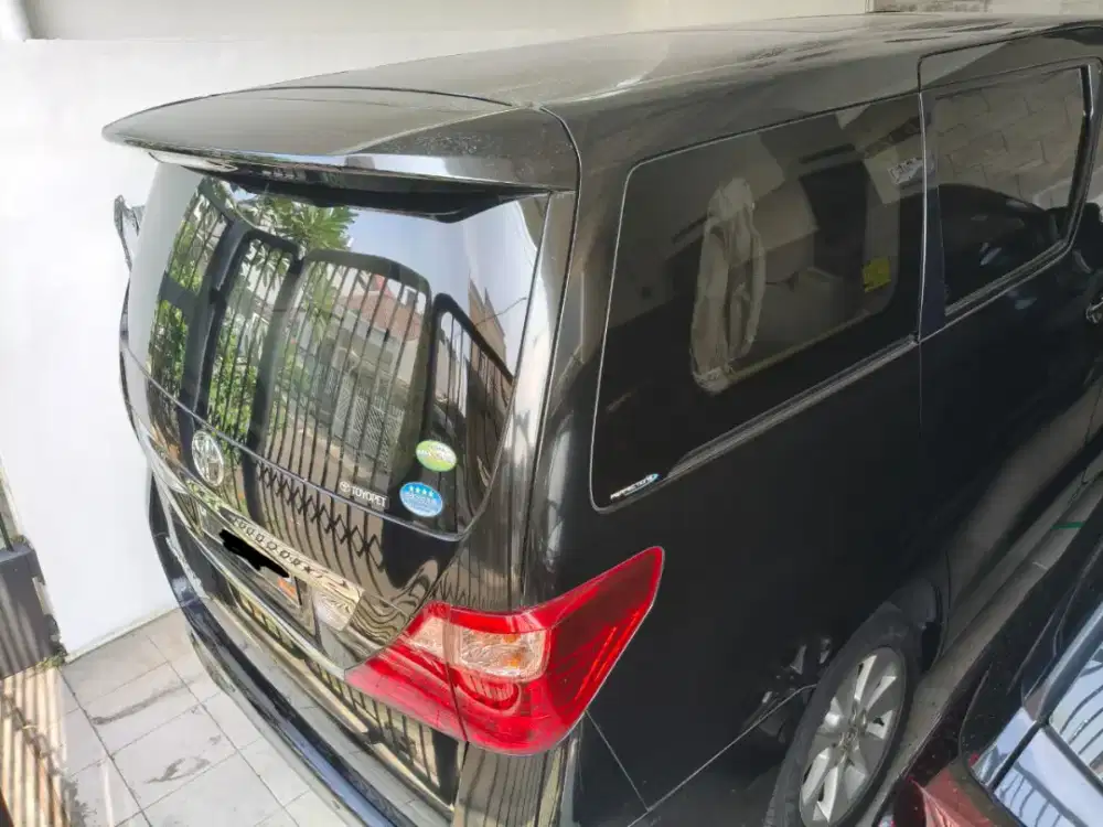 Alphard 2011 hitam premium sound