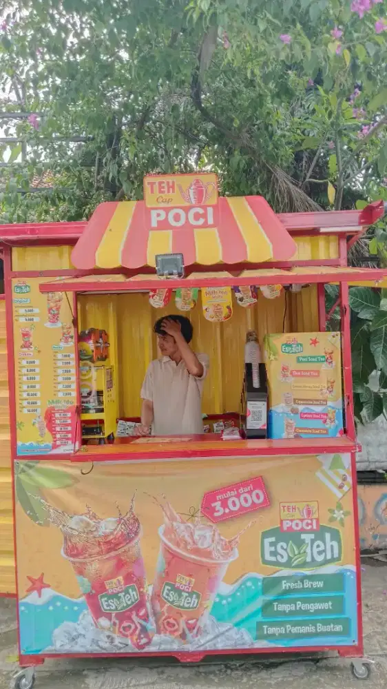 Penjual es teh manis ( diutamakan yg sudah pernah berjualan)