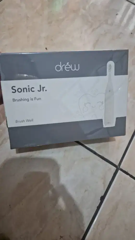 Sikat Gigi Electric untuk anak 1-12 tahun  DREW Sonic JR