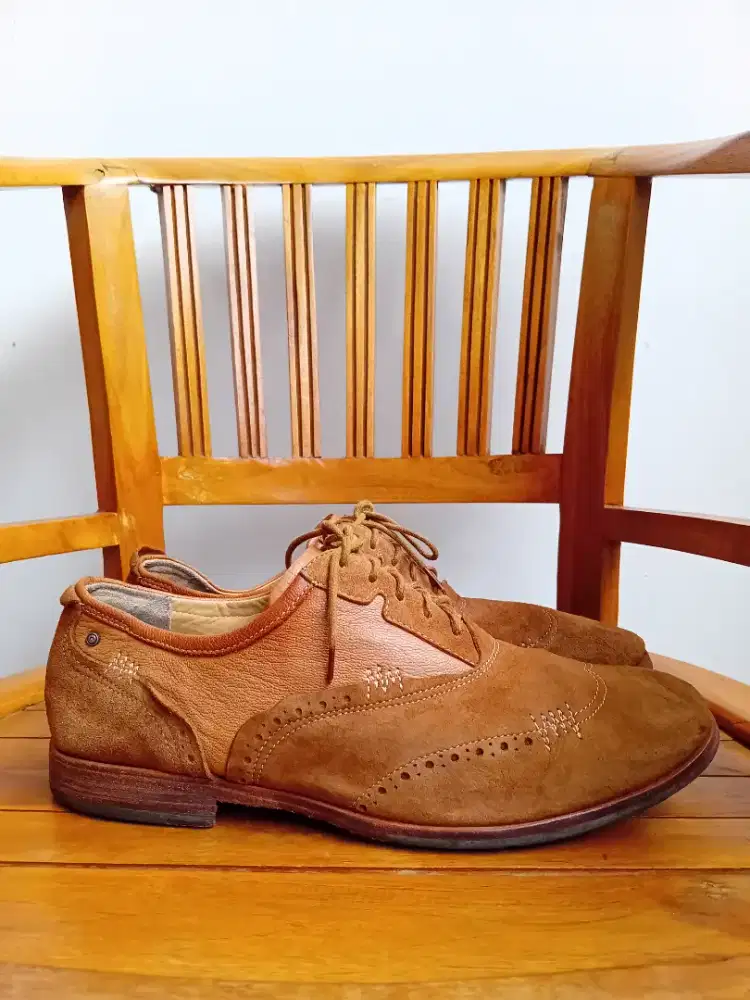 Rockport Men's Brown Partly Suede lace-up shoes