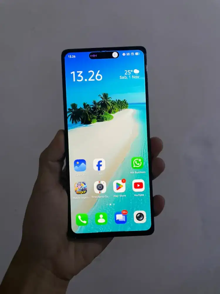 Infinix note 40 8+8/256gb hp casan