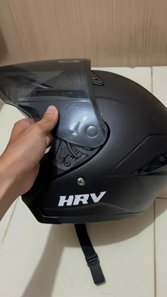 HELM HRV MAXIMO HALF FACE BLACK DOFF