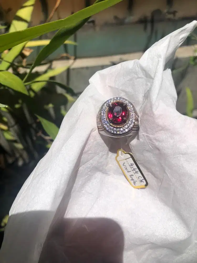 Paket Duo Natural Rhodolite Brown Enstatite