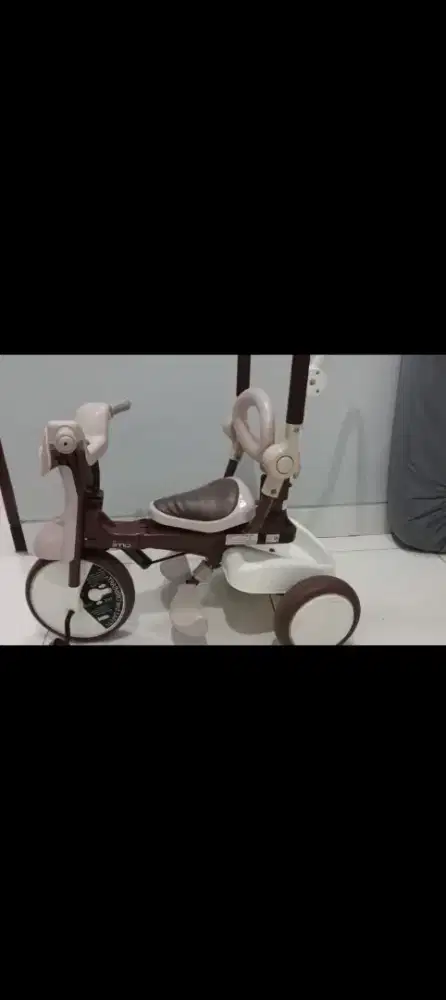 Iimo Tricyle 02 folding brown kiddy (sepeda roda 3)