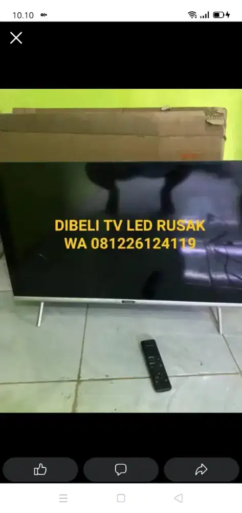 Terima Tv LED Rusak Anda