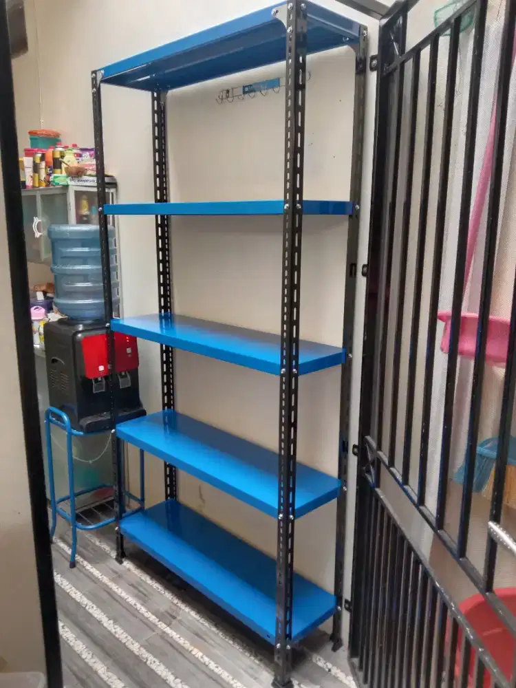 RAK BESI SIKU LUBANG SIAP KIRIM DAN COD