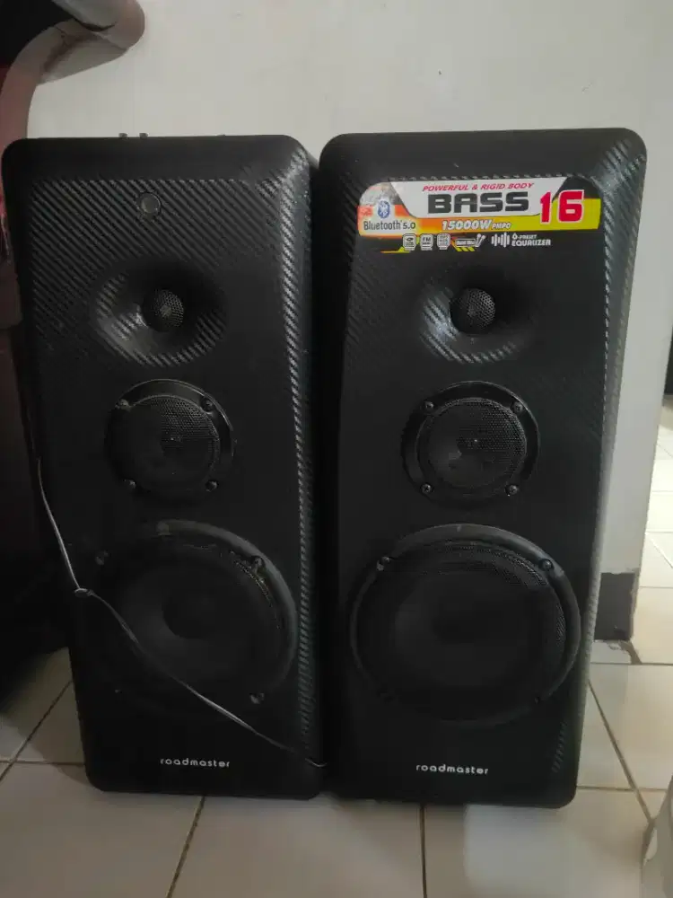 Speaker Aktif Roadmaster Bass 16  - Murah, Kualitas Suara Gokil