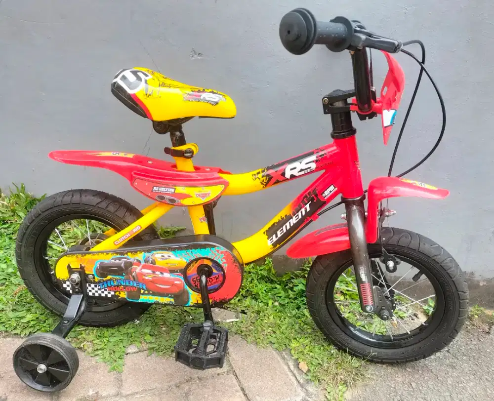 Sepeda anak ukuran 12 blm lama pkay msih mulus
