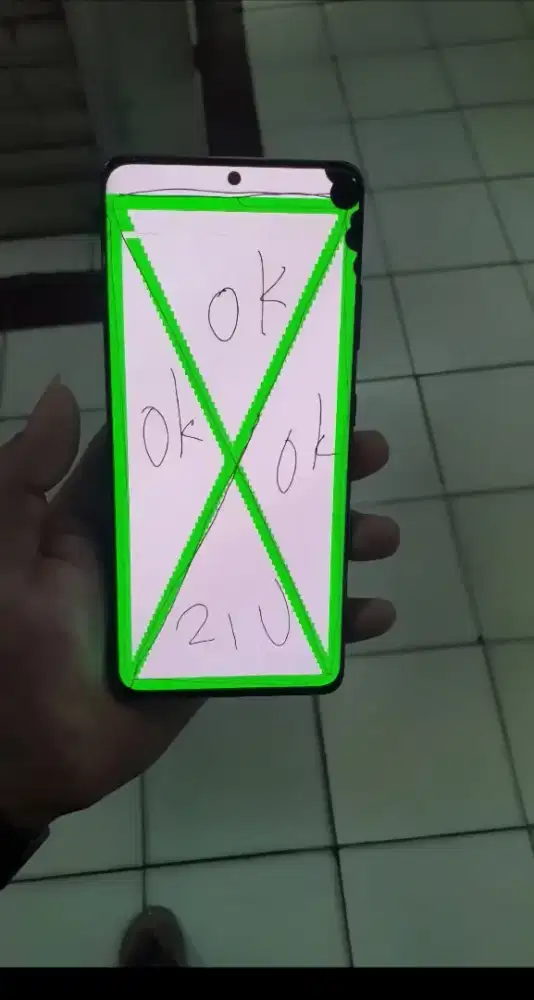 Lcd samsung s21 ultra copotan