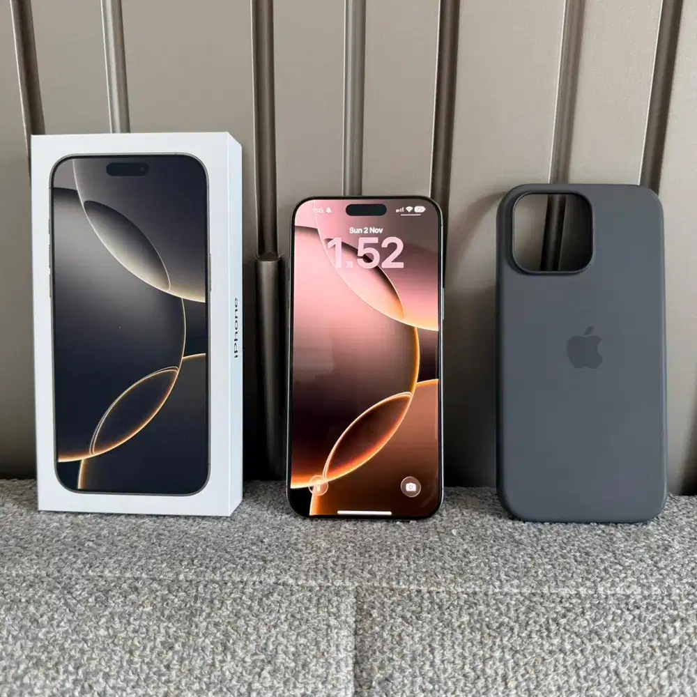 iPhone 16 Pro Max 256GB Natural Titanium Garansi iBox