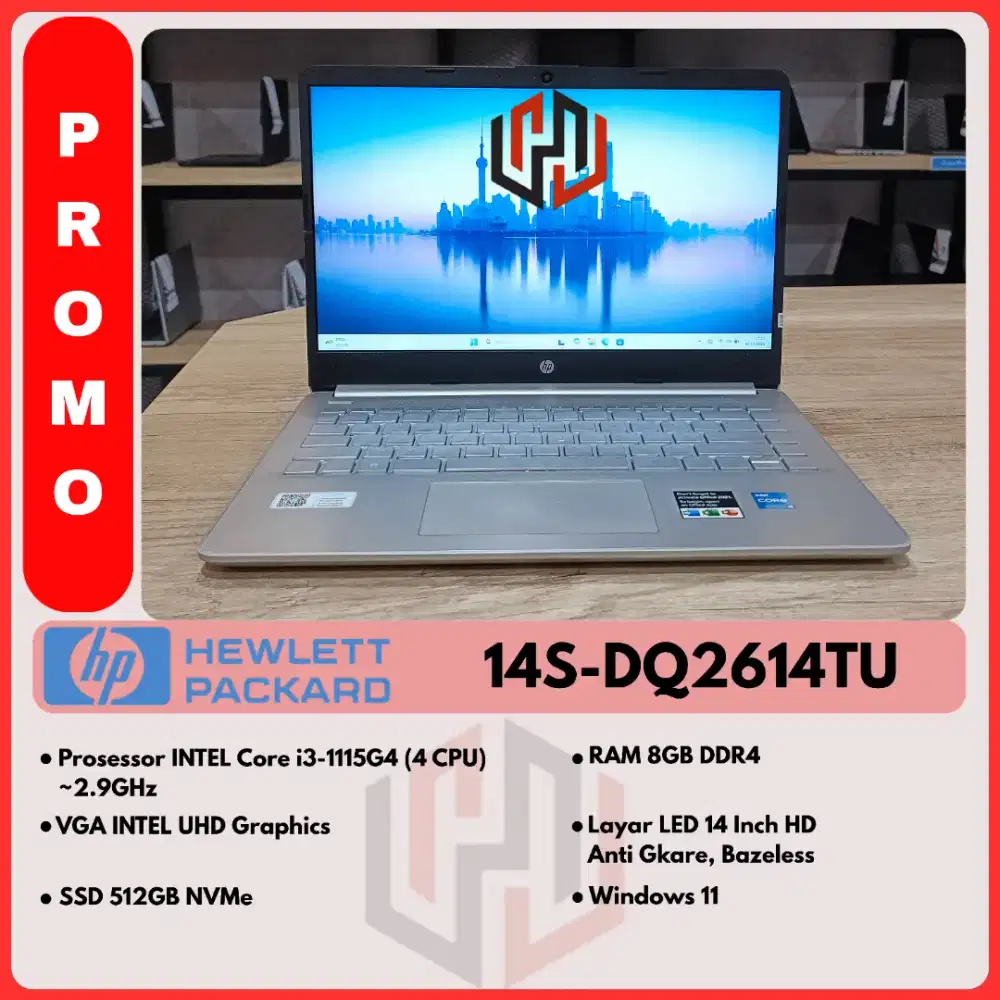 HP 14s-dq2614TU like new