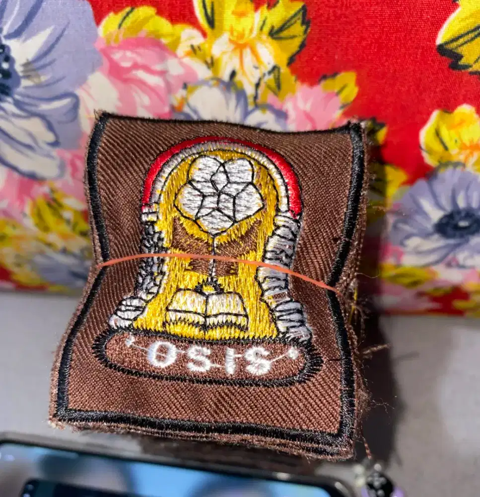 BET SMA Bordir Coklat Osis