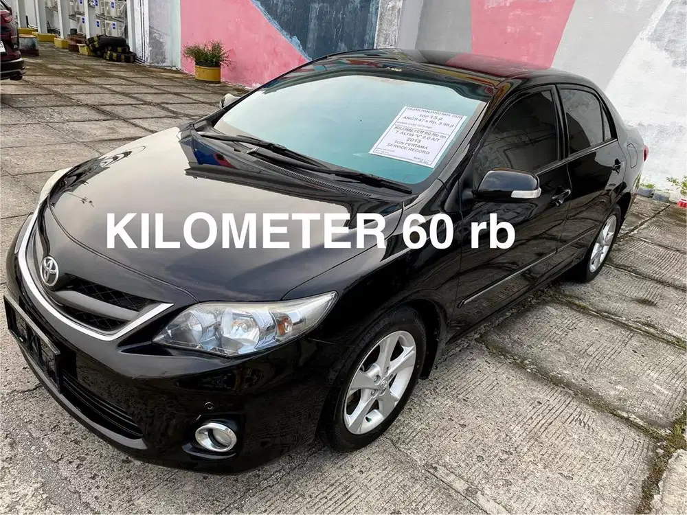 ANTIK TIK KM 60 rb Toyota Altis V 2.0 AT 2013 TDP 15 jt Service Record