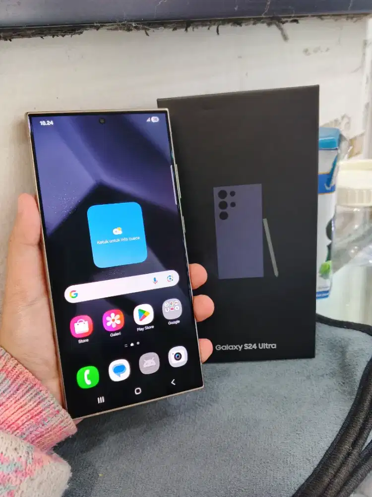 Samsung S24 Ultra 5G 12/256 fulset ori resmi sein no minus