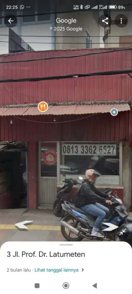 JUAL CEPAT / BU  RUKO 1,5 LT di LATUMENTEN RAYA - JAKARTA BARAT (NEGO)