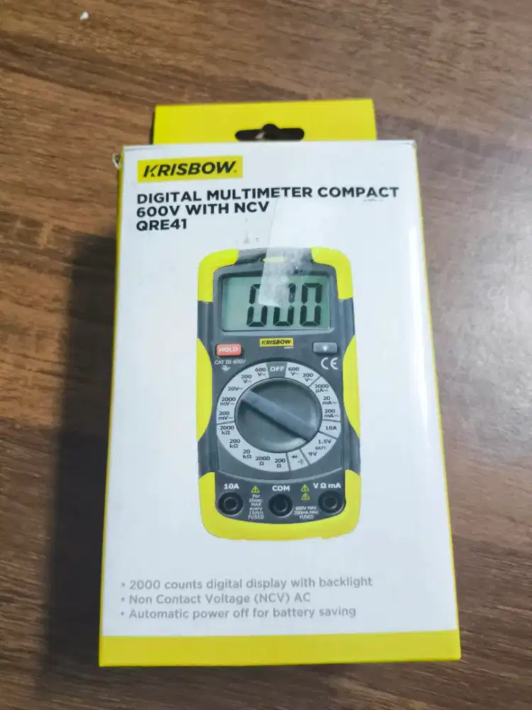 Multimeter Krisbow (KRISBOW DIGITAL MULTIMETER COMPACT 600V W/ NCV)