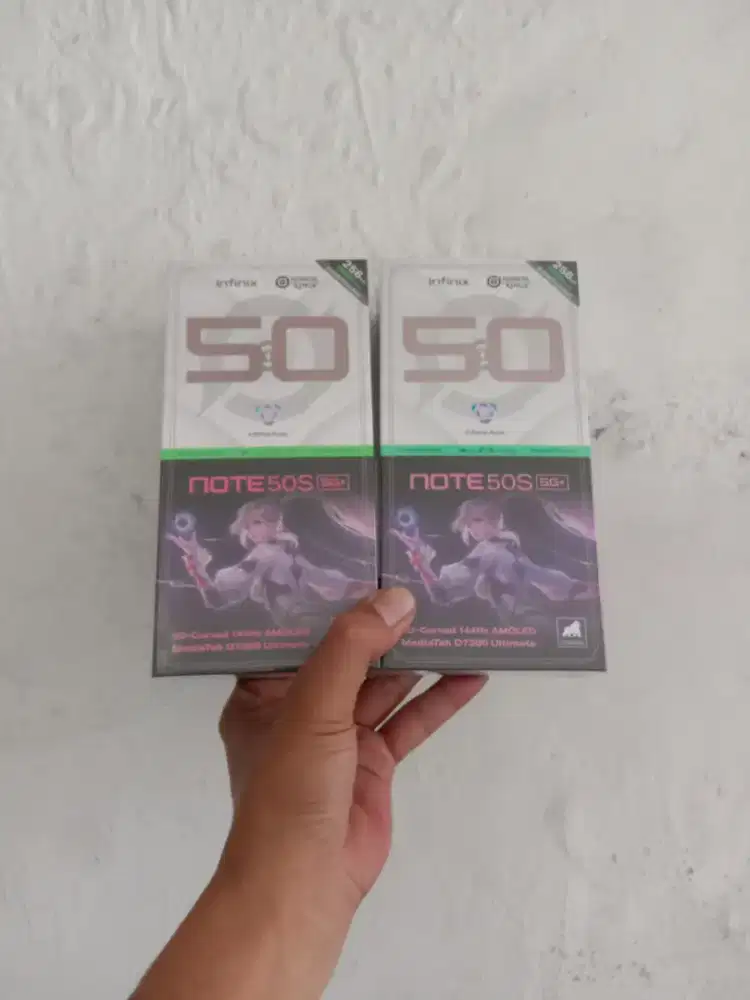 [ Fast respon WA ] Infinix Note 50s 5G 8+8/256 Garansi resmi 1thn