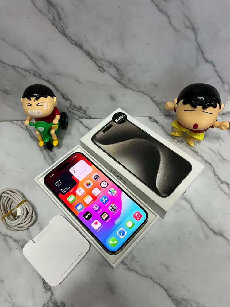 Iphone 15 pro 128 Ibox Fullset mulus