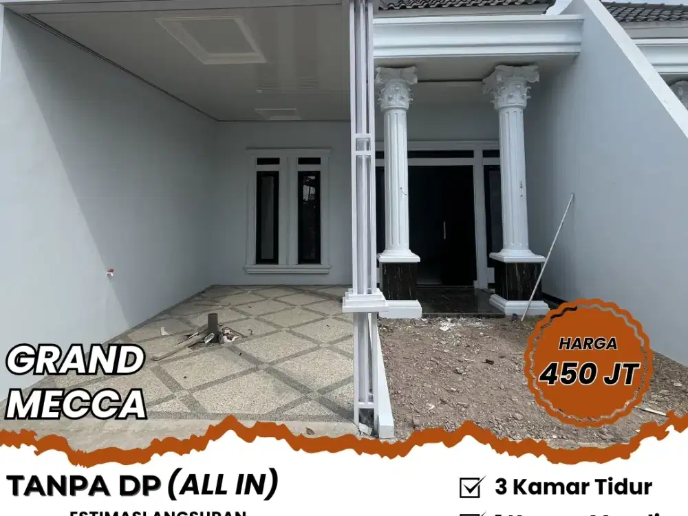 CLUSTER MEWAH DI PADAT KARYA GRAND MECCA RAJABASA BANDAR LAMPUNG