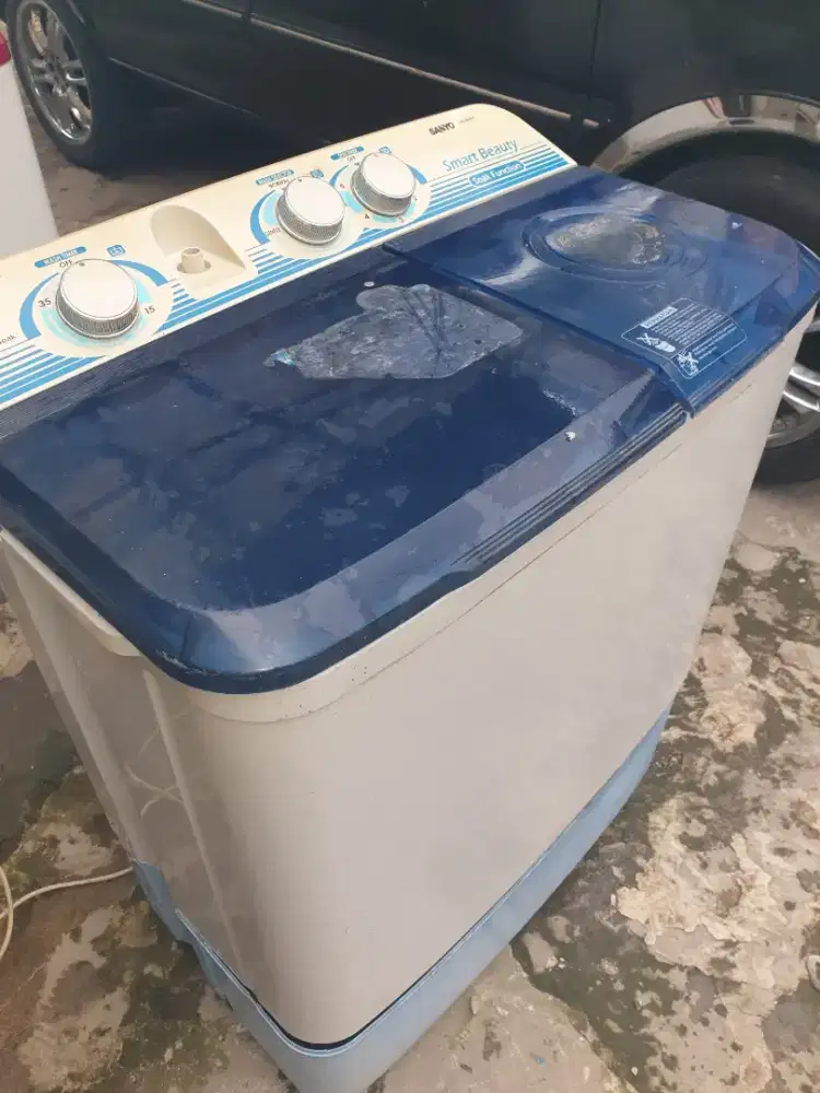 Di jual mesin cucu manual 2 tabung siap pakai