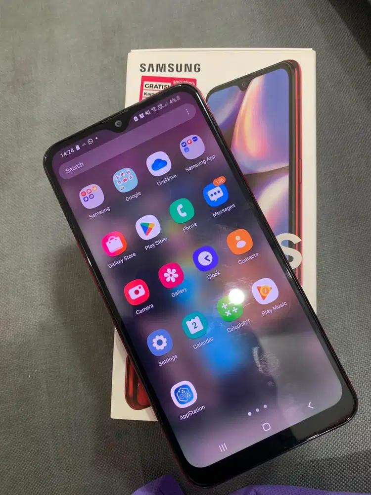 Samsung A10S komplit mint