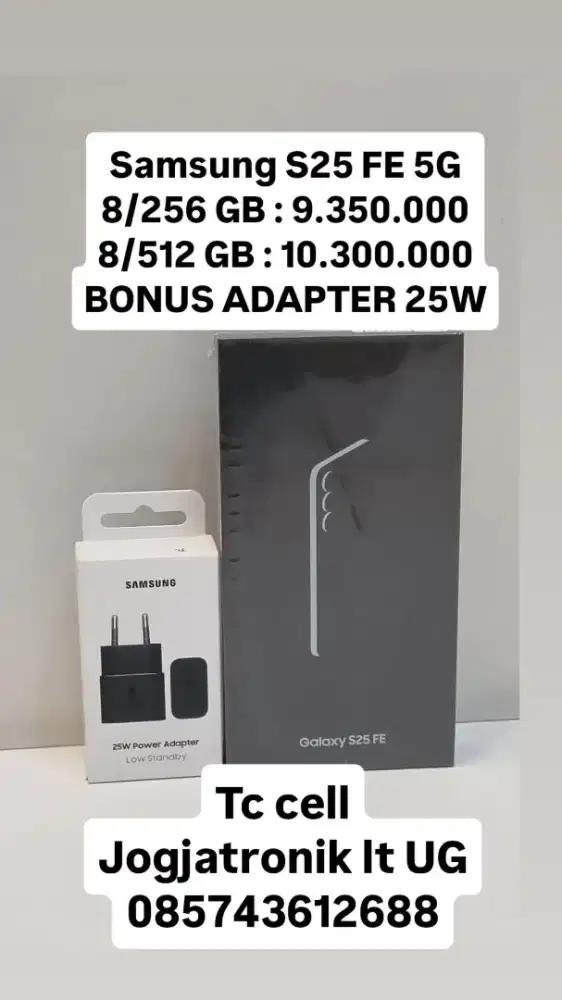 SAMSUNG S25 FE 5G 8/256GB BERGARANSI RESMI SEIN