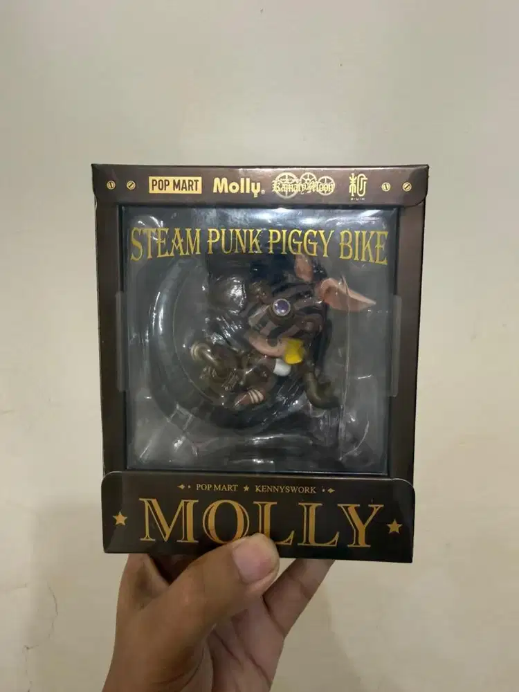 POP MART MOLLY STEAM PUNK PIGGY BIKE SEALED