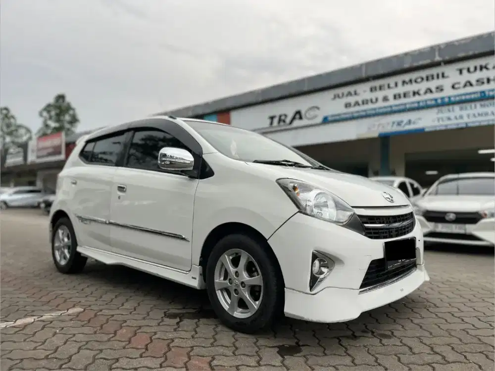 TGN 1 DARI BARU!! TOYOTA AGYA 1.0 G TRD AT MATIC 2016 PUTIH KM 105RB