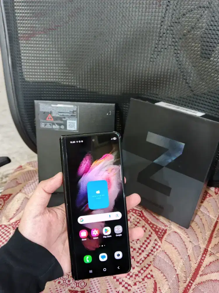 Samsung Z fold 3 5G 12/256 fulset ori no minus resmi sein
