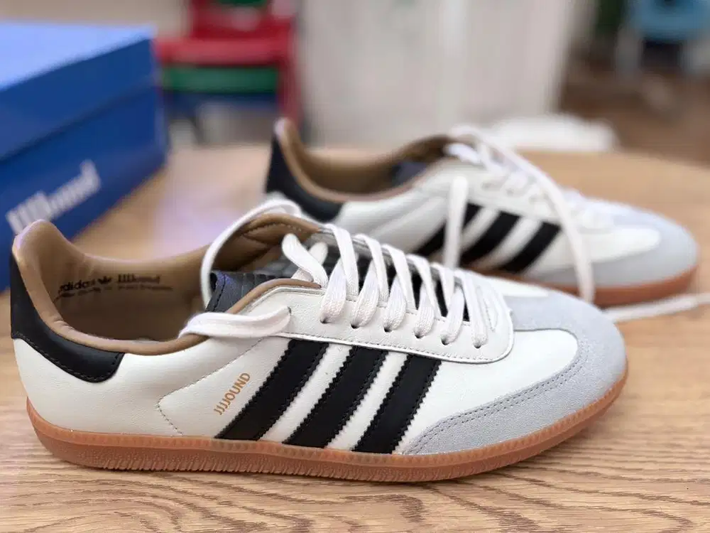 Sepatu Adidas Samba OG Jjjjound White ex My Totu