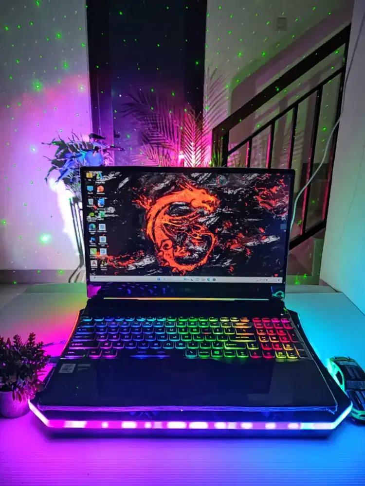 [RGB KEYBOARD] Laptop Gaming Rendering MSI GL65 Core i7-10750h 1660ti!