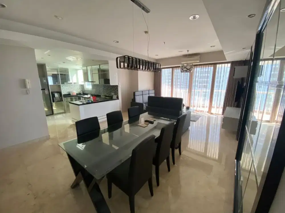 Apartemen 2+1 BR Springhill Kemayoran Furnish Dekat Golf Prj Toll