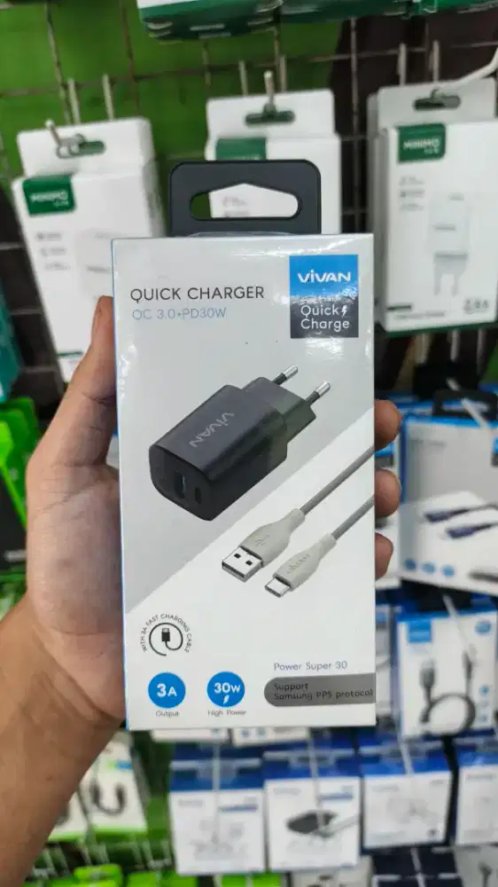 TRAVEL CHARGER 30W VIVAN POWER SUPER 30