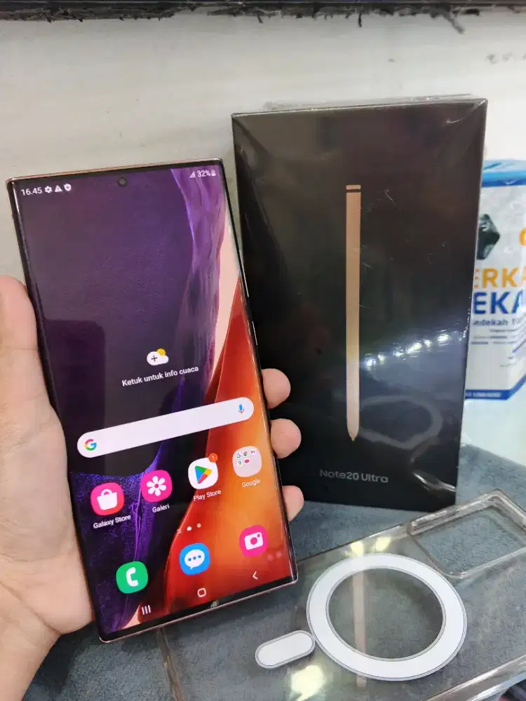 Samsung Note 20 Ultra 8/256 Fulset ori resmi sein mulus no minus