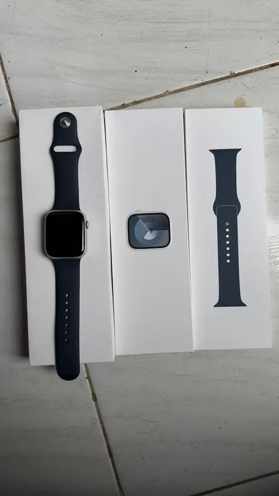 Apple watch series 9 45mm biru